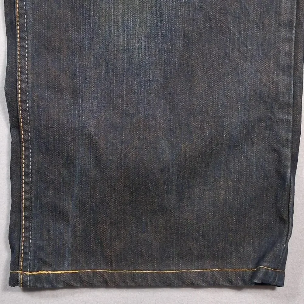 Banana Republic Relaxed Fit Jeans Mens 38x30 Blue Denim Straight Leg Dark Wash